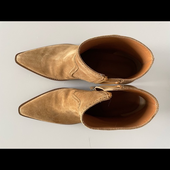 M. Gemi Cowboy Pointy Toe Ankle Boots NWOT - Picture 2 of 6